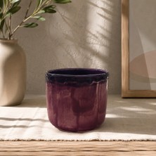 Atölye Sonart By Sonart | Olea Violet | El Yapımı Kulpsuz Seramik Kahve Kupası