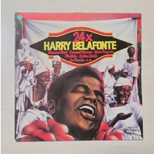 Harry Belafonte - 24 x Harry Belafonte ( Çift Lp, Best Of ) - 1975 - Dönem Baskı Plak - Longplay - Lp