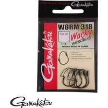 T.d. Gamakatsu Worm 318 Wacky Weedless #2 1/4