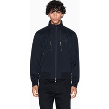 Armani Exchange Erkek Uzun Kollu Sıfır Yakalı Siyah Ceket XM001583 AF19196-UC001