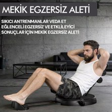 Missidea Relaxus Çok Fonksiyonlu Siyah  Mekik Aleti Ev Kol Üst Vücut Karın ve Core Egzersiz Cihazı