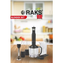 Raks Neromix El Blender Set 1000 W 1 Lt Kapasite Turbo Fonksiyonu ile Çok Amaçlı Kullanım