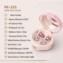 MMctech Charmlı Klipsli Bluetooth Kulaklık Kablosuz Anc Enc Çift Mic Küpe Kulaklık