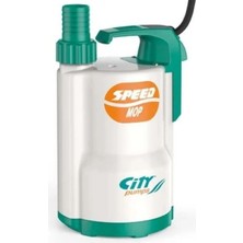 City Pumps Speed 30 M Mop Plastik Gövdeli Flatörsüz Dalgıç Pompa (0,33 Hp) (Sıfırdan Emişli)