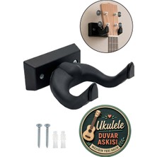 Lastvoice UKL-666BK Kaliteli Ukulele Duvar Askısı Standı Aparatı Siyah