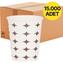 Ofix Karton Bardak Yıldız Desenli 7 Oz 180 ml (3.8 G) 15000 Adet - 5 Koli