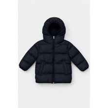 Perendi Unisex Çocuk Içi Polarlı Kapüşonlu Şişme Mont