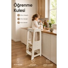 Wumboo Güvenlikli Çocuk Öğrenme Kulesi -Bebek Öğrenme Kulesi Ayarlanabilir Bebek Merdiveni , Öğrenme Kulesi