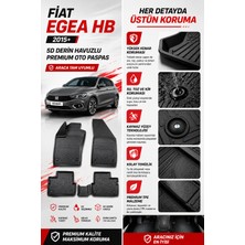 PINUKS Fiat Egea Hb 2017  Model Uyumlu 5d Araca Özel Oto Paspas Premium Serisi