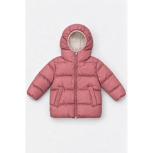 Perendi Unisex Çocuk Içi Polarlı Kapüşonlu Şişme Mont