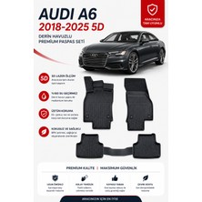PINUKS Audi A6 2024  Model Uyumlu 5d Araca Özel Oto Paspas Premium Serisi