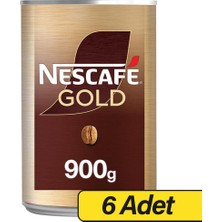 Nescafe Gold Çözünebilir Kahve Teneke 900 G x 6 Adet