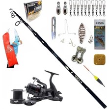 Oslo Carp-X 390CM 3.5lbs Kudos 65 Orion Lüx Profesyonel Surf Sazan Kıyı Olta Takımı Seti