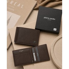 Pierre Cardin Para Klipsli Erkek %100 Deri Kartlık Cüzdan Saffiano - Erkek Deri Aksesuar - PC2299