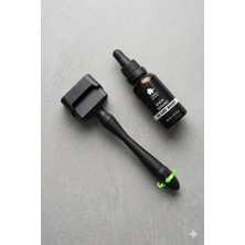 Renas Store 140 Titanyum Iğneli Ayarlanabilir Iğne Ölçülü (0.25-3.0mm) - Saç Sakal Bakım Yağı Seti Siyah -