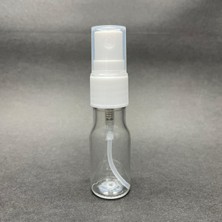 Renas Store 10 cc Pet Şişe - Beyaz Spreyli -Spreyli Tester Şişesi - 10 ml Plastik Şişe x 10 Adet