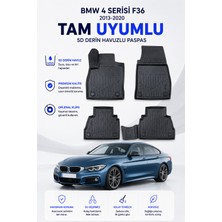 PINUKS Bmw  4 Serisi F36 2017  Model Uyumlu 5d Araca Özel Oto Paspas Premium Serisi