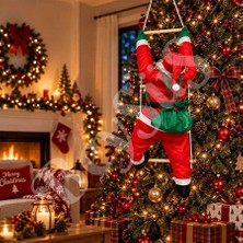 BeySüS Yılbaşı Tırmanan Noel Baba 90 cm
