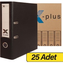 X-Plus Extra Plastik Klasör Geniş - Siyah x 25 Adet (Koli)