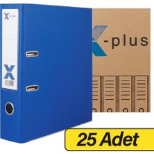 X-Plus Extra Plastik Klasör Geniş - Mavi x 25 Adet (Koli)
