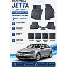 PINUKS Volkswagen Jetta 2005-2006-2007  Model Uyumlu 5d Araca Özel Oto Paspas Premium Serisi