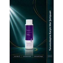 Louvess Turunculaşma Karşıtı Mor Şampuan (Acid Violet 43 - Hidrolize Keratin - Hidrolize Kolajen - 400 Ml)
