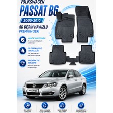 PINUKS Volkswagen Passat B6 2010  Model Uyumlu 5d Araca Özel Oto Paspas Premium Serisi