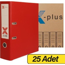 X-Plus Extra Plastik Klasör Geniş - Kırmızı x 25 Adet (Koli)