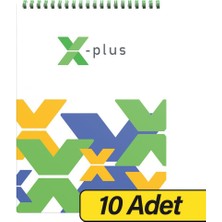 X-Plus Dotlu Spiralli Bloknot A5 80 G/m² 80 Yaprak x 10 Adet