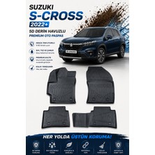 PINUKS Suzuki S-Cross 2023  Model Uyumlu 5d Araca Özel Oto Paspas Premium Serisi