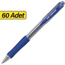 Uni-Ball Laknock SN-100 Tükenmez Kalem 0.7 mm - Mavi x 60 Adet (5 Kutu)
