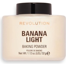 Renas Store Revolution Beauty London Loose Baking Powder Banana Light Sabitleyici Pudra