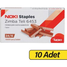 Noki Zımba Teli No: 24/6 1.000 Adet - Sarı x 10 Adet