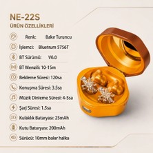 MMctech Charmlı Klipsli Bluetooth Kulaklık Kablosuz Anc Enc Çift Mic Küpe Kulaklık