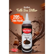 Nutbo Tatlı Sos Bitter- Waffle& Krep& Pankek& Churros& San Sebastian& Kruvasan& Dondurma Sos 330 gr