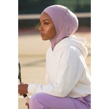 Aisha's Design Çıkarılabilir Siperlikli Tesettür Bone,Lila,B-82