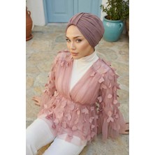 Aisha's Design Şık ve Kullanışlı Bone,Gül Kurusu,B-68