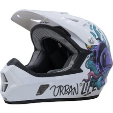 Raptor Gravity Fullface S 48-52CM Varsity Chaos Bisiklet Kaskı