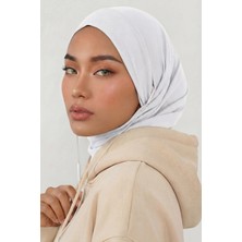 Aisha's Design Boyun Kapatıcı Özellikli ve Kulaklık Girişli Penye Bone,B-94,Beyaz