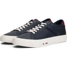 Tommy Hilfiger Erkek Siyah Tommy Hilfiger Th Hı Vulc Lth Stree Siyah Erkek Günlük Spor Ayakkabı