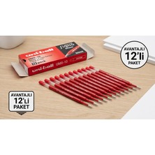 Uni-Ball Signo Broad Umr-10 1.0 mm Kırmızı Jel Kalem Yedeği - 12 Adet Toptan Paket