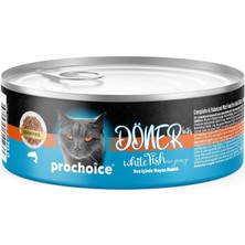 Renas Store Prochoice Döner White Fish, Sos Içinde Beyaz Balıklı Tam & Dengeli Yetişkin Kedi Maması 70 gr