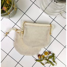 Renas Store Yofu Yoga And Food 2 Adet Demlik Yıkanabilir Kumaş Çay Kesesi - Organik, EKOLOJIK,%100 Ham Ağartılmamış Ham Pamuk (Demlik Boy)