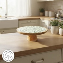 Renas Store Bambum Kangura Dönen Sunum Tabağı Yaprak 25 x 25,8681734459764