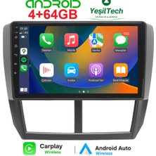 Exvol Subaru Forester 2007-2013 4GB/64GB Android Multimedya Carplay 9 Inc Hd IPS Ekran  Kamera Hediyeli