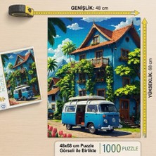 Games 1000 Parça Puzzle Mavi Minibüs