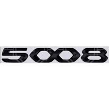 PINUKS TW6110172 Peugeot Yazı 5008 E.m. 1.8*16 cm Arka Küçük Siyah 348760