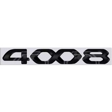 PINUKS TW6110175 Peugeot Yazı 4008 E.m. 1.8*16 cm Arka Küçük Siyah 348763
