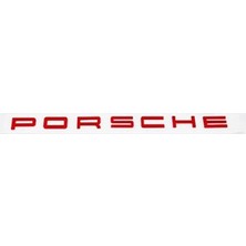 PINUKS TW6410177 Seat Yazı Porsche 2.1*30.5 cm Kırmızı 346956
