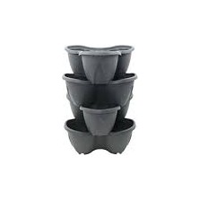 Serinova Pamukkale Saksı 4'lü Set 12,5 Lt No 3